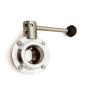 FRAOMHFW KF40 Manual Vacuum Butterfly Valve, 304 Stainless Steel view 2
