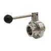 FRAOMHFW KF40 Manual Vacuum Butterfly Valve, 304 Stainless Steel view 3