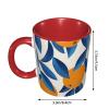 Tropical Orange Coffee Mug, 330 ml Ceramic Tea Cup view 3