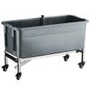 Generic Toilet, Laundry and Utility Sink, Commercial Floor Mop Sink with Casters, Large Freestanding Wash Station view 1