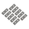 URPIZY 10-Piece Carbide Inserts, 30 x 12 x 1.5 mm, 35° for Woodturning Tools view 3