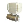 Electric Ball Valve 1/2 in DC5V/12V/24V SS304, 2-Way BSP/NPT, Manual Override, 1 pc view 1