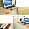 Wall-Mounted Floating Desk, Space-Saving, for Small Spaces (60 x 40 cm), Wood Color view 4