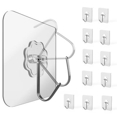 Menz Self-Adhesive Hooks, 12 Pack