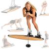 Ski Training Machine, Indoor Ski Simulator with Poles and Mat view 1