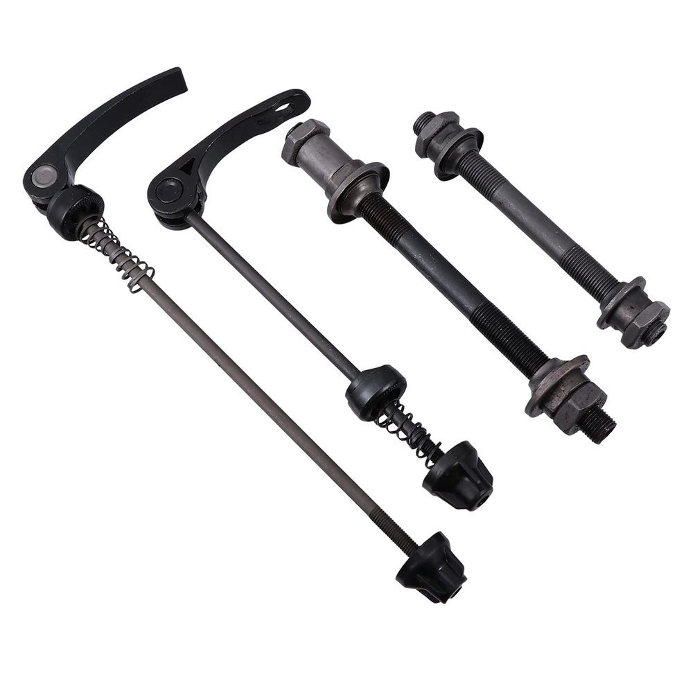 WHAMVOX Bicycle Hub Quick-Release Skewers, Hollow Axle, for Front and Rear Axles, Metal, Tool-Free Installation, 1 Set
