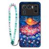Sinyunron Phone Case for Xiaomi Mi 11 Ultra, Scratch-Resistant TPU Case with Pattern and Colorful Keychain, Daisy-01 view 1