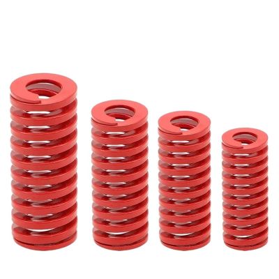 HEXHUASR Red Die Spring for Medium Loads, Spiral Pattern, Compression Spring for Tailgate Strut Support, 50 × 16 mm, 1 Pc