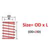 HEXHUASR Red Die Spring for Medium Loads, Spiral Pattern, Compression Spring for Tailgate Strut Support, 50 × 16 mm, 1 Pc view 4