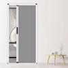 Folding Interior Door with Lock, 24/26/30/32/36 in., Blackout and Thermal Insulation, Blue, W × H 35 view 1