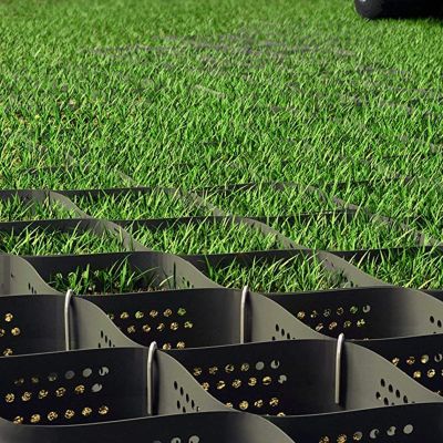 Polyethylene Grass Paving Grid for Driveways, Landscaping and Slopes, 5 m x 6 m