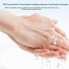 Smart Ring Health Tracker, IP68 Water-Resistant Sleep Tracking Ring, Fitness Tracker for Men and Women, App Compatible, Silver (#10) view 2
