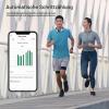 Smart Ring Health Tracker, IP68 Water-Resistant Sleep Tracking Ring, Fitness Tracker for Men and Women, App Compatible, Silver (#10) view 4