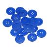 QUARKZMAN 20-Piece 25 mm Deep Blue 4-Hole Resin Sewing Buttons view 1