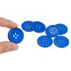 QUARKZMAN 20-Piece 25 mm Deep Blue 4-Hole Resin Sewing Buttons view 4
