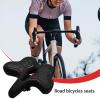 Wide Comfort Bicycle Saddle with Shock Absorption view 3
