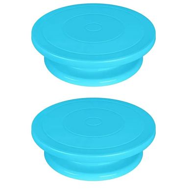 Fangxuee Rotating Cake Turntable, Blue