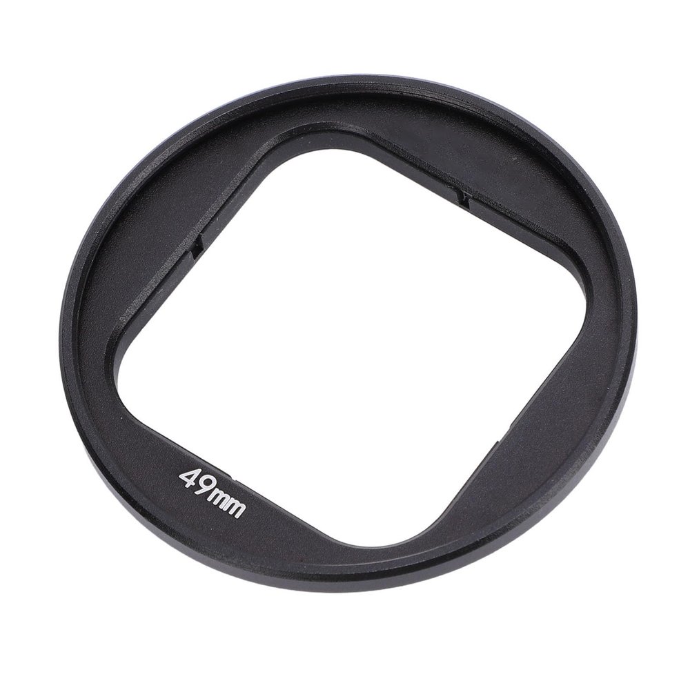 Aluminum Lens Filter Adapter Ring with Protective Frame, 49 mm, for Ace Pro Action Camera