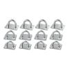 Ayztantine Stainless Steel 316 Square Pad Eye Plate, 5 mm, 4 Pcs view 2