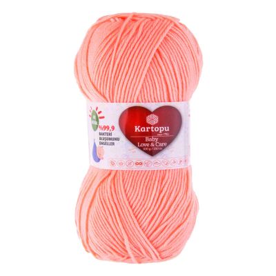 100 g Kartopu Baby Love and Care Yarn, Antibacterial, Color Choice