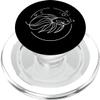 Line Art Fish & Ichthyologist Celestial Pearl Danio PopGrip for MagSafe view 1