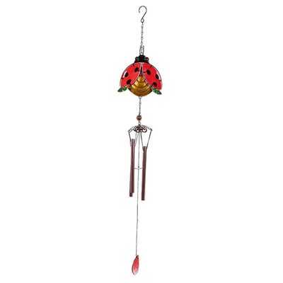 Fangxuee Retro Metal Wind Chime, Handmade, Colorful Romantic Garden Bell