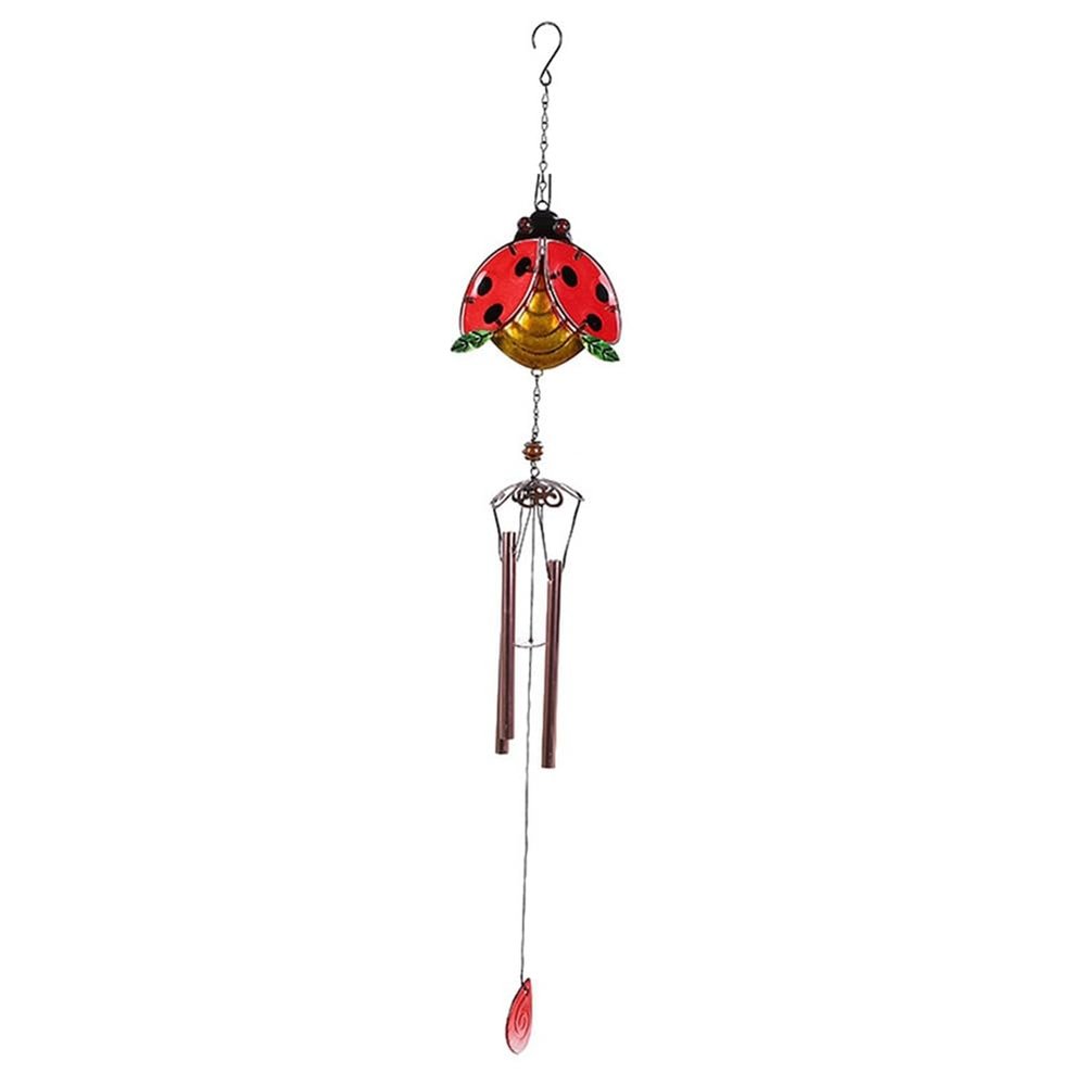 Fangxuee Retro Metal Wind Chime, Handmade, Colorful Romantic Garden Bell