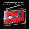 Fangxuee DIY Electronics Kit, FM Radio Assembly Kit with RDA5087 Receiver and 3 W Speaker view 4