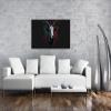 Grim Goat in Front of Flag, Symbol of Strength and Independence – Panorama 120 x 60 cm XXL Wall Art view 2