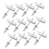 12-Piece Carbon Steel Toggle Anchors, Galvanized, Silver view 1