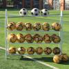 Generic 4-Tier Ball Storage Cart with Wheels, Black and White view 1