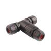 IP68 Waterproof T-Shaped 3-Pin Cable Connector view 1