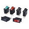 MCQWOMFQAK 1-Piece KCD3 Rocker Switch, ON-Off / ON-Off-ON, 2 Positions, 3 Pins, Illuminated, 16A 250V / 20A 125V AC, xiaguolingsm (2-Pin, Black) view 2