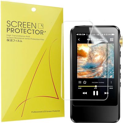 Blueshaweu Screen Protector for HIFI WALKER H20 Pro, Full Coverage, TPU, HD, Clear, Soft Film, 6-Pack