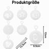 7-Piece Stainless Steel Coffee Stencils for Latte Art view 2