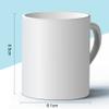 HSIRYAOHD Funny Coffee Mug with “You Are Awesome” Text, Birthday Gift for Men and Women, 425 ml, 325 ml view 2