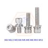 100 Sets M3 × 8 mm 304 Stainless Steel Socket Head Cap Screws with Captive Flat and Spring Washers view 4