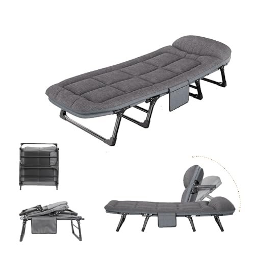 Portable Folding Bed for Adults with Mattress