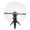 POOIQX 3D Holographic Fan, Stereoscopic Aerial Imaging, Iridescent Display, High-Resolution 3D Hologram view 3