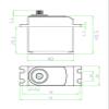 Waterproof Digital Metal-Gear Servo, 20–40 kg, 180° (1×40 kg) view 3