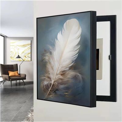 IQOAIJ Decorative Electrical Panel Cover, Pattern 06, 60 × 80 cm