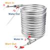 SXYKXYDL Stainless Steel Counterflow Wort Chiller, 3/8 in x 10 m, Heat Exchanger and Homebrew Coil view 2