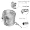SXYKXYDL Stainless Steel Counterflow Wort Chiller, 3/8 in x 10 m, Heat Exchanger and Homebrew Coil view 4