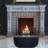 Round Fireplace Rug, Non-Slip Mat view 3