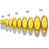 taffbeads 240 Round 8 mm 3D Illusion Acrylic Wonder Beads for DIY Jewelry Making, Yellow view 2