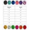 taffbeads 240 Round 8 mm 3D Illusion Acrylic Wonder Beads for DIY Jewelry Making, Yellow view 4