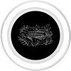 Line Art Fish Aquarist & Ichthyologist Silver Arowana PopSockets PopGrip for MagSafe view 2