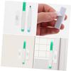 NAMOARLY 10-Pack Self-Adhesive Pen Holder Clips for Whiteboard Markers, White Plastic view 2