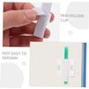 NAMOARLY 10-Pack Self-Adhesive Pen Holder Clips for Whiteboard Markers, White Plastic view 4