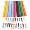 AQXYWQLL 5# Nylon Zipper Roll, 2 m with 4 Sliders, Red view 2